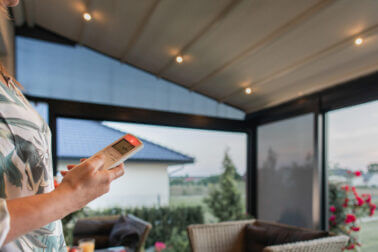 Elegancy - pergola z materiałowym dachem - 13