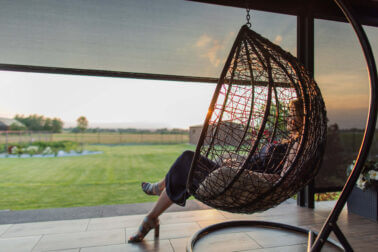 Elegancy - pergola z materiałowym dachem - 14