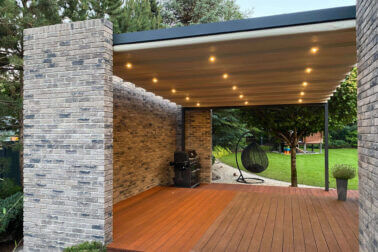 Elegancy - pergola z materiałowym dachem - 12