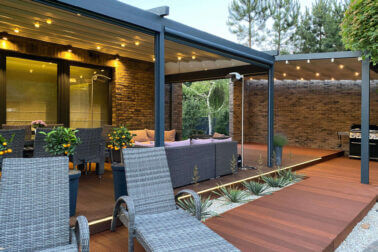 Elegancy - pergola z materiałowym dachem - 10