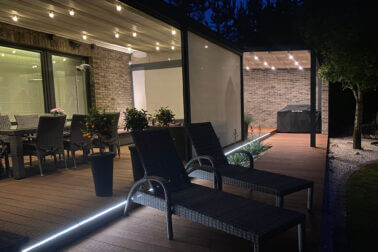 Elegancy - pergola z materiałowym dachem - 11