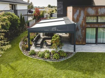 Elegancy - pergola z materiałowym dachem - 5