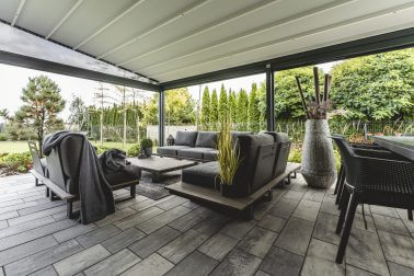 Elegancy - pergola z materiałowym dachem - 2
