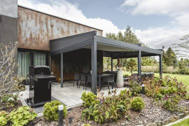 Elegancy - pergola z materiałowym dachem