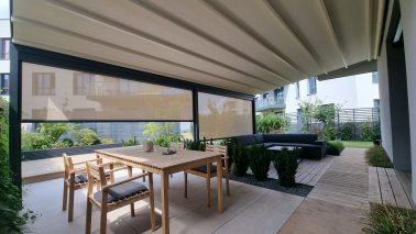 Elegancy - pergola z materiałowym dachem - 6