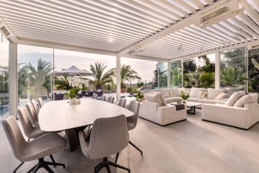 Tarasola Technic Pro - pergola z zintegrowaną roletą ZIP - 3